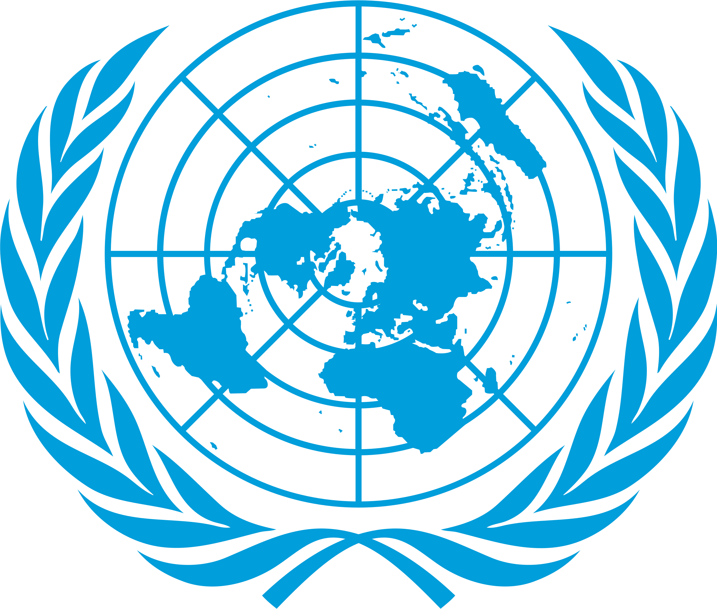 UN Emblem Blue