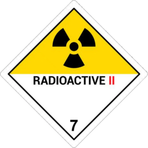 Radioactive Class 7B Yellow Label
